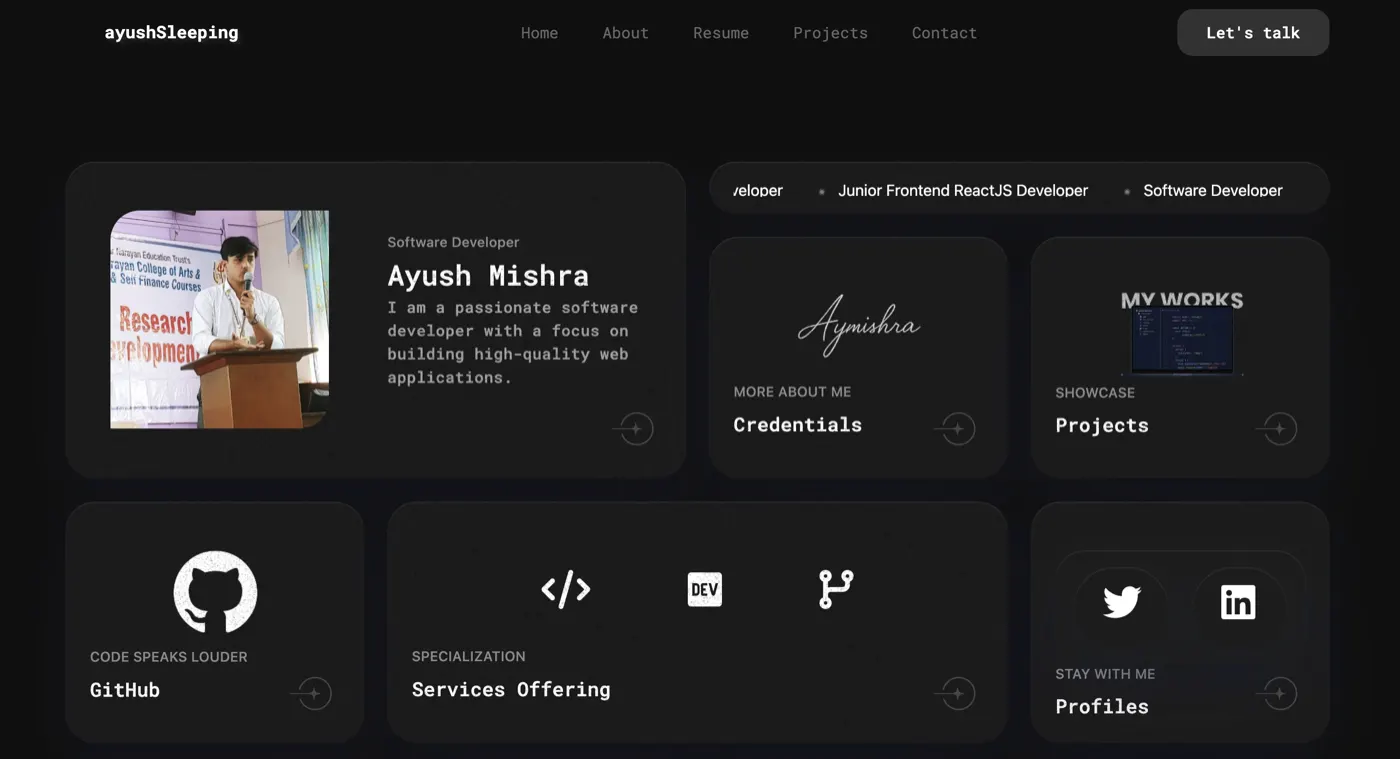 Personal Portfolio